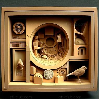 3D мадэль Джозеф Корнелл, американский художник (STL)